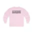 Giggly Squad Allegedly Unisex Cotton Long Sleeve T-Shirt Light Pink