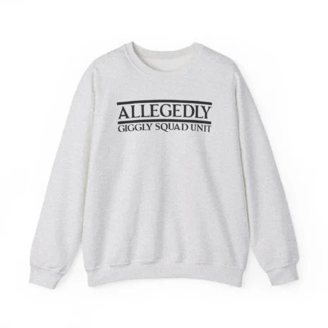 Giggly Squad Allegedly Unisex Heavy Blend™ Crewneck Sweatshirt Ash Giggly Squad Allegedly Unisex Heavy Blend™ Crewneck Sweatshirt Ash