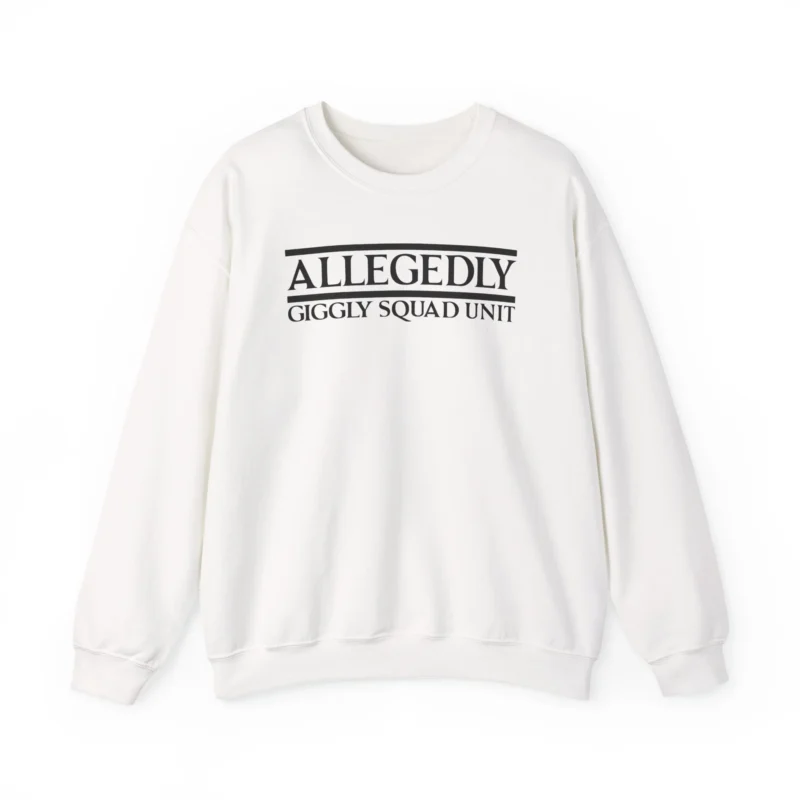 Giggly Squad Allegedly Unisex Heavy Blend™ Crewneck Sweatshirt White