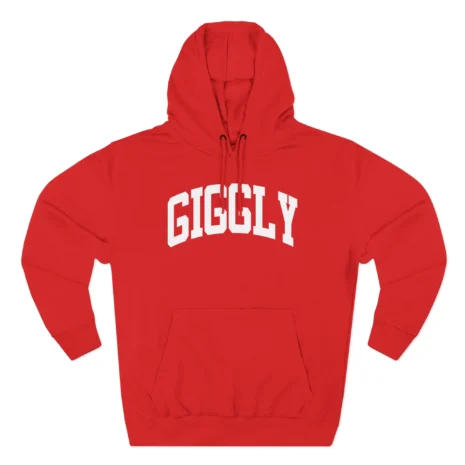 Giggly Squad Collegiate Classic Hoodie Red Giggly Squad Collegiate Classic Hoodie Red