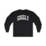 Giggly Squad Collegiate Unisex Cotton Long Sleeve T-Shirt Black