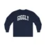 Giggly Squad Collegiate Unisex Cotton Long Sleeve T-Shirt Navy