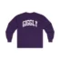 Giggly Squad Collegiate Unisex Cotton Long Sleeve T-Shirt Purple