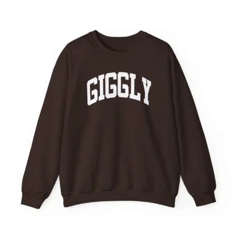 Giggly Squad Collegiate Unisex Heavy Blend Crewneck Sweatshirt Dark Chocolate Giggly Squad Collegiate Unisex Heavy Blend Crewneck Sweatshirt Dark Chocolate