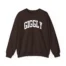Giggly Squad Collegiate Unisex Heavy Blend Crewneck Sweatshirt Dark Chocolate