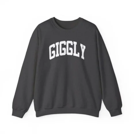 Giggly Squad Collegiate Unisex Heavy Blend Crewneck Sweatshirt Dark Heather Giggly Squad Collegiate Unisex Heavy Blend Crewneck Sweatshirt Dark Heather