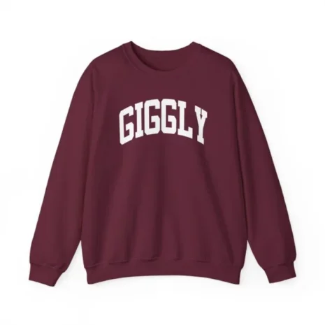 Giggly Squad Collegiate Unisex Heavy Blend Crewneck Sweatshirt Maroon Giggly Squad Collegiate Unisex Heavy Blend Crewneck Sweatshirt Maroon