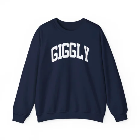 Giggly Squad Collegiate Unisex Heavy Blend Crewneck Sweatshirt Navy Giggly Squad Collegiate Unisex Heavy Blend Crewneck Sweatshirt Navy