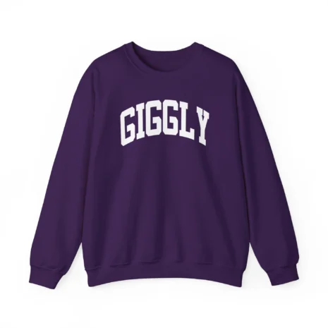 Giggly Squad Collegiate Unisex Heavy Blend Crewneck Sweatshirt Purple Giggly Squad Collegiate Unisex Heavy Blend Crewneck Sweatshirt Purple
