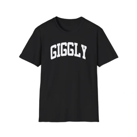 Giggly Squad Collegiate Unisex T-Shirt Black