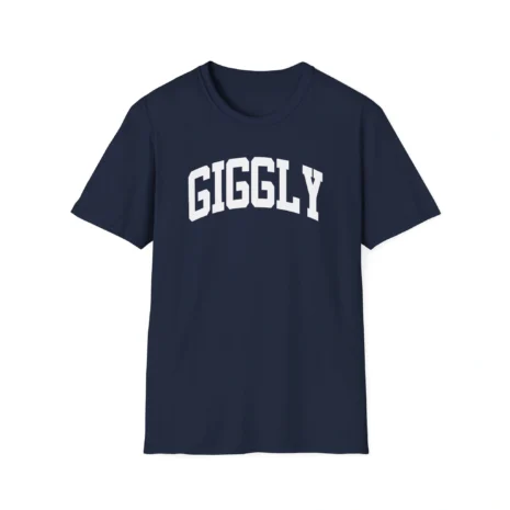 Giggly Squad Collegiate Unisex T-Shirt Navy Giggly Squad Collegiate Unisex T-Shirt Navy