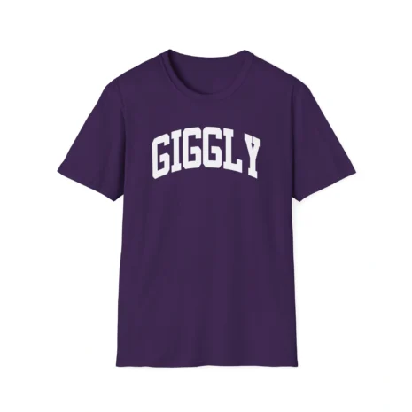 Giggly Squad Collegiate Unisex T-Shirt Purple Giggly Squad Collegiate Unisex T-Shirt Purple