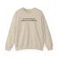 Giggly Squad Future Ex-girlfriend Text Unisex Heavy Blend Crewneck Sweatshirt Sand