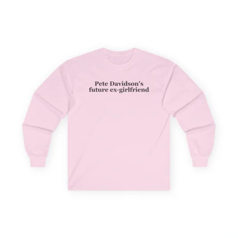 Giggly Squad Future Ex-girlfriend Unisex Cotton Long Sleeve T-Shirt Light Pink Giggly Squad Future Ex-girlfriend Unisex Cotton Long Sleeve T-Shirt Light Pink