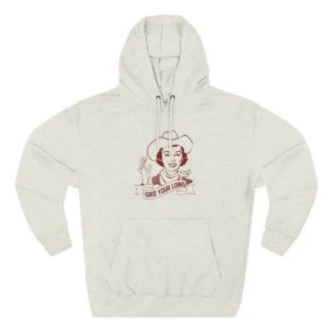 Giggly Squad Gird Your Loins Hoodie Oatmeal Heather Giggly Squad Gird Your Loins Hoodie Oatmeal Heather