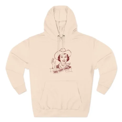 Giggly Squad Gird Your Loins Hoodie Pale Pink Giggly Squad Gird Your Loins Hoodie Pale Pink