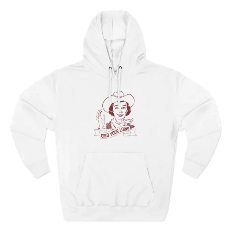 Giggly Squad Gird Your Loins Hoodie White Giggly Squad Gird Your Loins Hoodie White