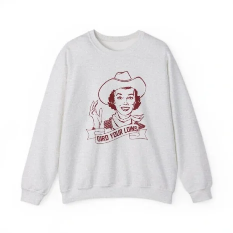 Giggly Squad Gird Your Loins Unisex Heavy Blend Crewneck Sweatshirt Ash Giggly Squad Gird Your Loins Unisex Heavy Blend Crewneck Sweatshirt Ash