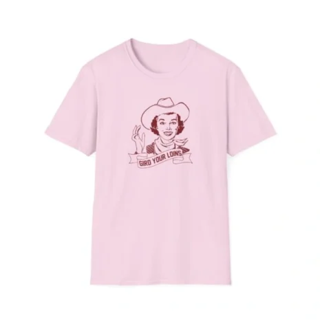Giggly Squad Gird Your Loins Unisex T-Shirt Light Pink Giggly Squad Gird Your Loins Unisex T-Shirt Light Pink