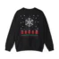 Giggly Squad Graphic Unisex Heavy Blend Crewneck Sweatshirt Black Back Side