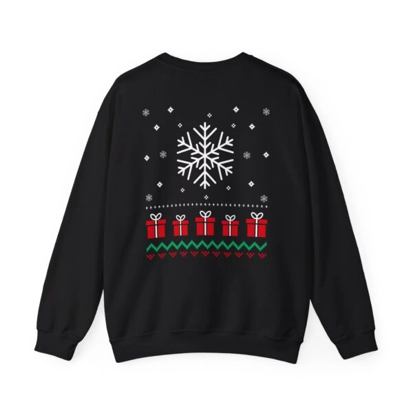 Giggly Squad Graphic Unisex Heavy Blend Crewneck Sweatshirt Black Back Side
