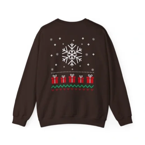 Giggly Squad Graphic Unisex Heavy Blend Crewneck Sweatshirt Dark Chocolate Back Side Giggly Squad Graphic Unisex Heavy Blend Crewneck Sweatshirt Dark Chocolate Back Side