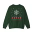 Giggly Squad Graphic Unisex Heavy Blend Crewneck Sweatshirt Forest Green Back Side