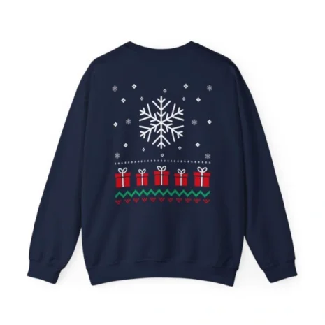 Giggly Squad Graphic Unisex Heavy Blend Crewneck Sweatshirt Navy Back Side Giggly Squad Graphic Unisex Heavy Blend Crewneck Sweatshirt Navy Back Side