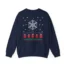 Giggly Squad Graphic Unisex Heavy Blend Crewneck Sweatshirt Navy Back Side