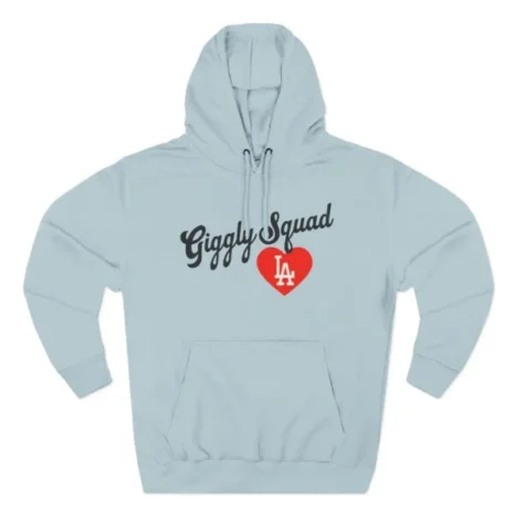 Giggly Squad Heart Hoodie Blue Mist Giggly Squad Heart Hoodie Blue Mist