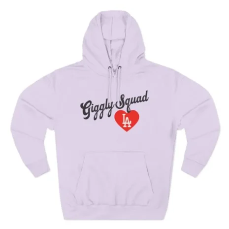 Giggly Squad Heart Hoodie Lilac Giggly Squad Heart Hoodie Lilac