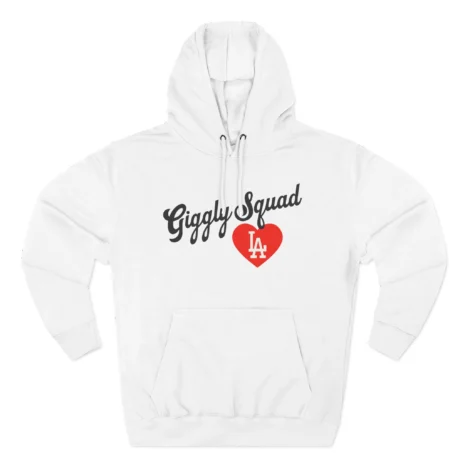 Giggly Squad Heart Hoodie White Giggly Squad Heart Hoodie White