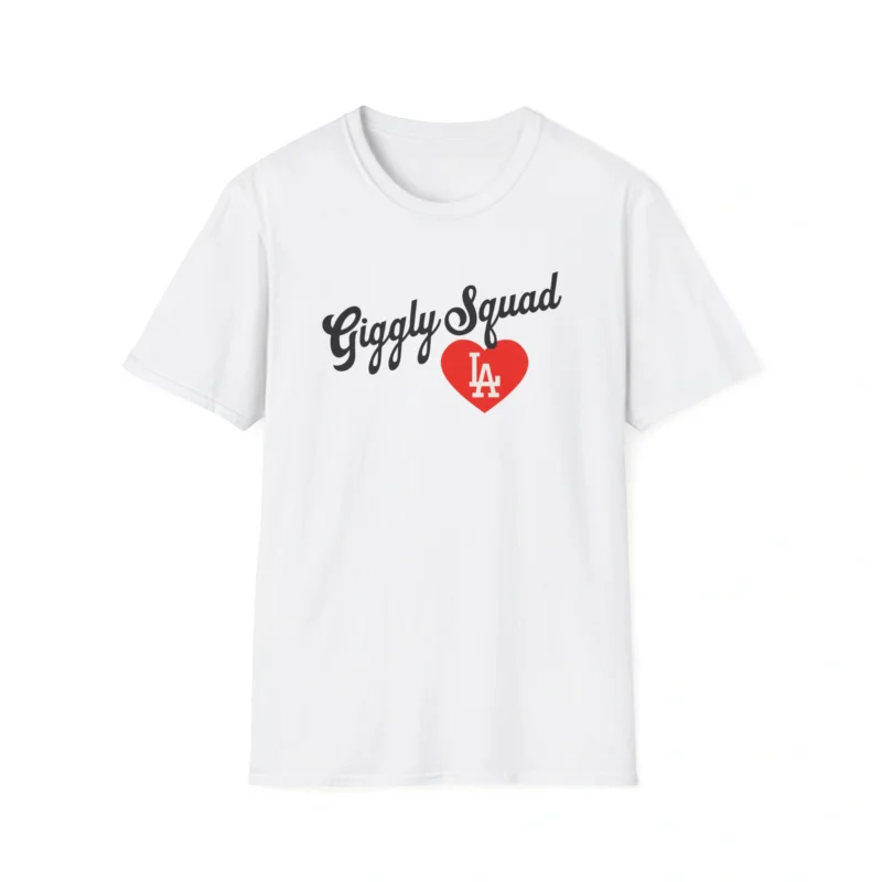 Giggly Squad Heart Unisex Softstyle T-Shirt White