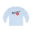 Giggly Squad Heart Unisex Ultra Cotton Long Sleeve T-Shirt Light Blue