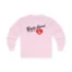 Giggly Squad Heart Unisex Ultra Cotton Long Sleeve T-Shirt Light Pink