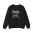 Giggly Squad Heavy Pasta Casual Unisex Sweatshirt Black