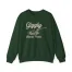 Giggly Squad Heavy Pasta Casual Unisex Sweatshirt Forest Green