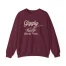 Giggly Squad Heavy Pasta Casual Unisex Sweatshirt Maroon