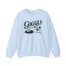 Giggly Squad Heavy Pasta Graphic Crewneck Sweatshirt – Unisex Light Blue