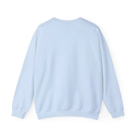 Giggly Squad Heavy Pasta Graphic Crewneck Sweatshirt – Unisex Light Blue Back Side Giggly Squad Heavy Pasta Graphic Crewneck Sweatshirt – Unisex Light Blue Back Side