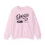 Giggly Squad Heavy Pasta Graphic Crewneck Sweatshirt – Unisex Light Pink