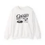 Giggly Squad Heavy Pasta Graphic Crewneck Sweatshirt – Unisex White