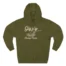 Giggly Squad Heavy Pasta Graphic Hoodie Army Green