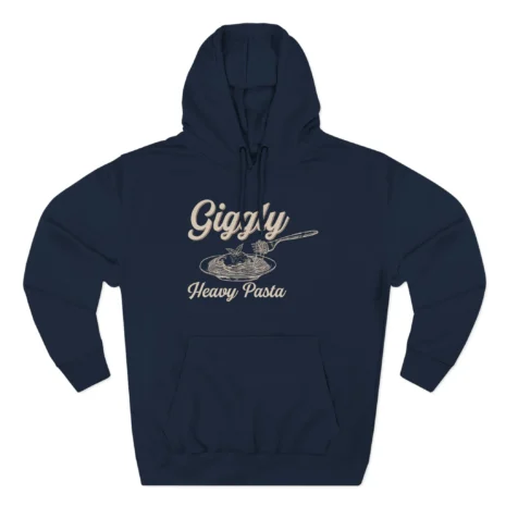 Giggly Squad Heavy Pasta Graphic Hoodie Navy Giggly Squad Heavy Pasta Graphic Hoodie Navy