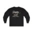 Giggly Squad Heavy Pasta Graphic Unisex Ultra Cotton Long Sleeve T-Shirt Black