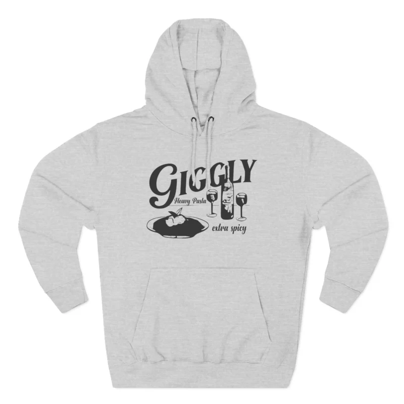 Giggly Squad Heavy Pasta Hoodie Heather Grey