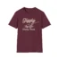 Giggly Squad Heavy Pasta Unisex Softstyle Graphic T-Shirt Maroon