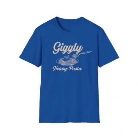 Giggly Squad Heavy Pasta Unisex Softstyle Graphic T-Shirt Royal Giggly Squad Heavy Pasta Unisex Softstyle Graphic T-Shirt Royal