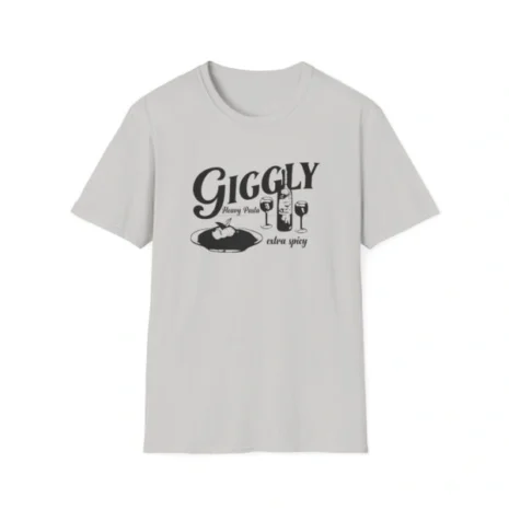 Giggly Squad Heavy Pasta Unisex Softstyle T-Shirt Ice Grey Giggly Squad Heavy Pasta Unisex Softstyle T-Shirt Ice Grey