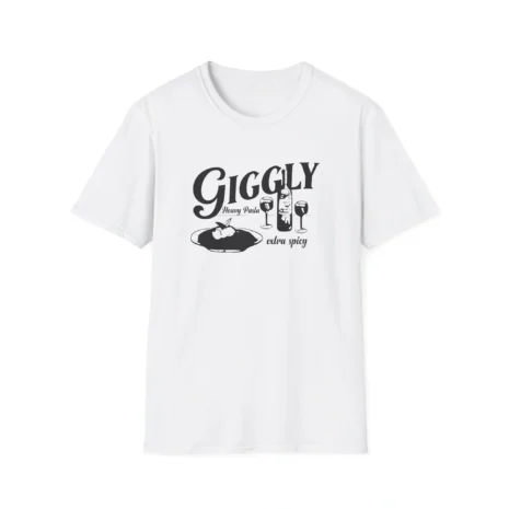 Giggly Squad Heavy Pasta Unisex Softstyle T-Shirt White